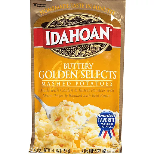 Idahoan Buttery Golden Selects Mashed 4.1 Oz