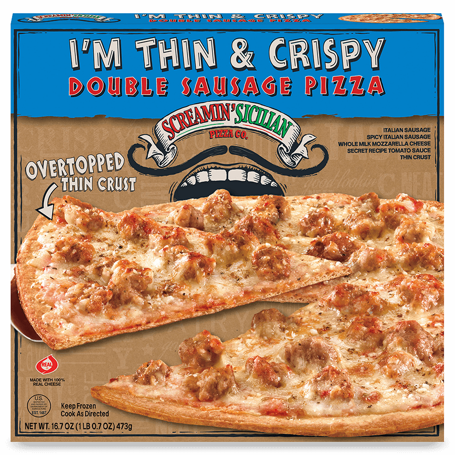 I'm Thin Crispy Double Sausage 16.7 Oz I'm Thin Crispy Double Sausage 16.7 Oz