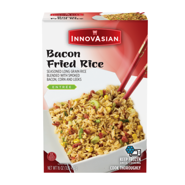 InnovAsian Bacon Fried Rice 16 Oz InnovAsian Bacon Fried Rice 16 Oz