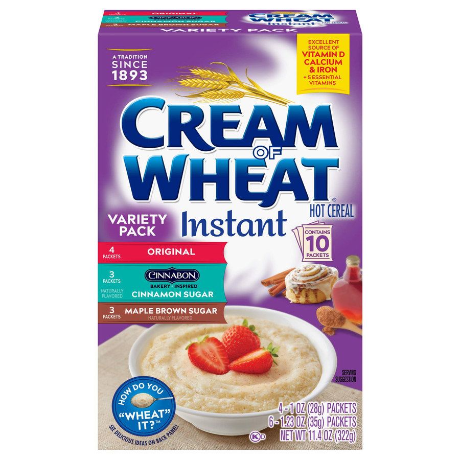 Instant Variety Pack Hot Cereal 10 Packets 11.4 Oz Instant Variety Pack Hot Cereal 10 Packets 11.4 Oz