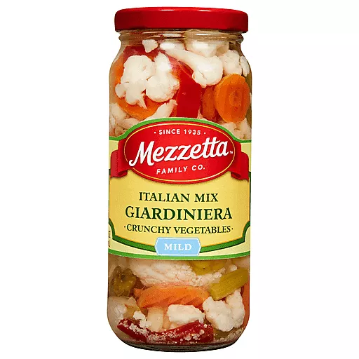 Italian Mix Giardiniera Mild Crunchy Vegetables 16 FL Oz