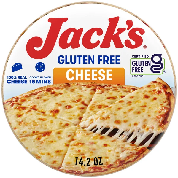 Jack's Gluten Free Cheese Pizza 14.2 Oz Jack's Gluten Free Cheese Pizza 14.2 Oz
