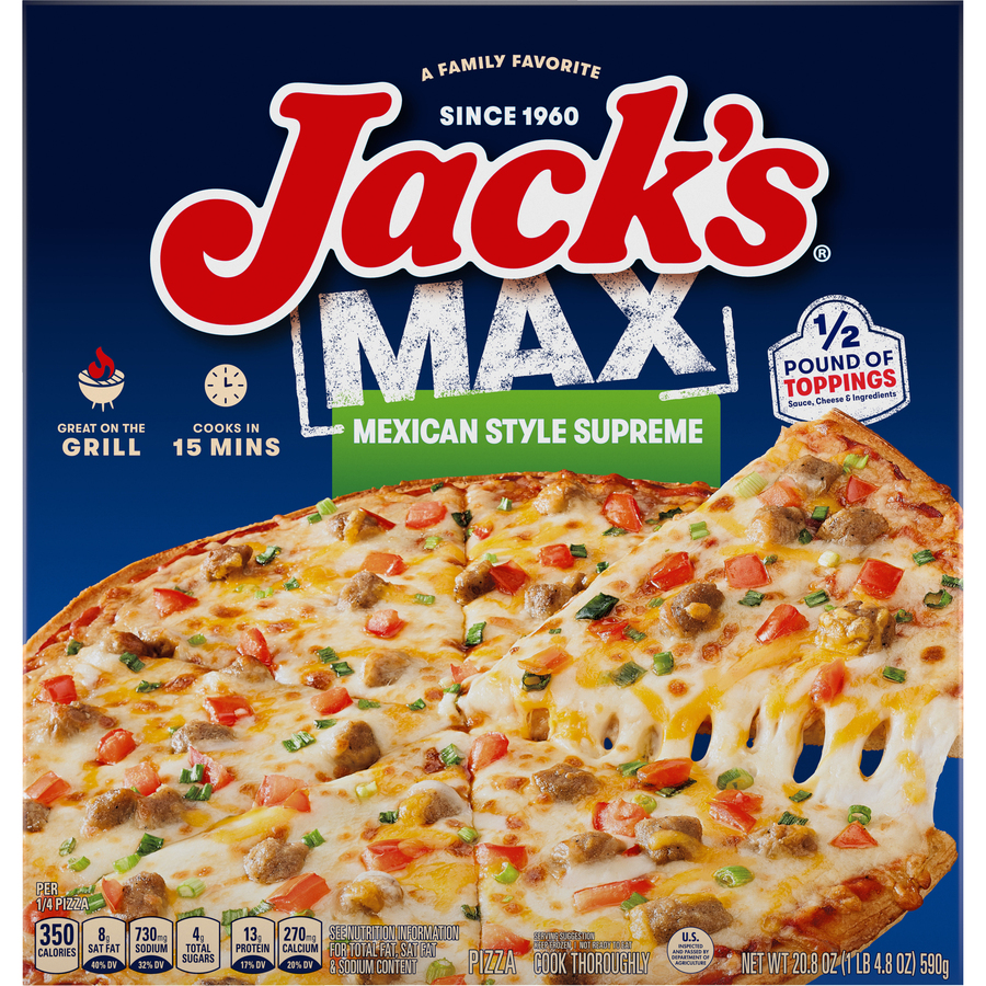JacksMaxMexicanStyleSupremePizza20.8Oz JacksMaxMexicanStyleSupremePizza20.8Oz