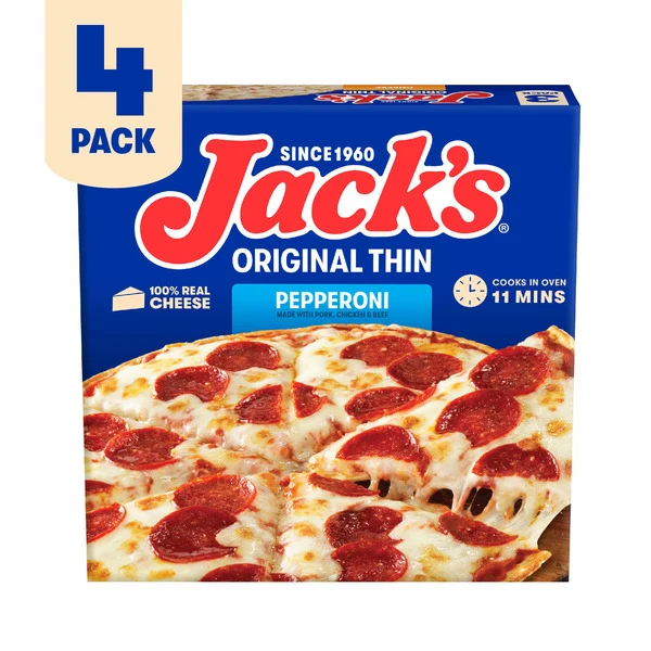 Jack's Original Thin Pepperoni 4 Pack 61.6 Oz Jack's Original Thin Pepperoni 4 Pack 61.6 Oz