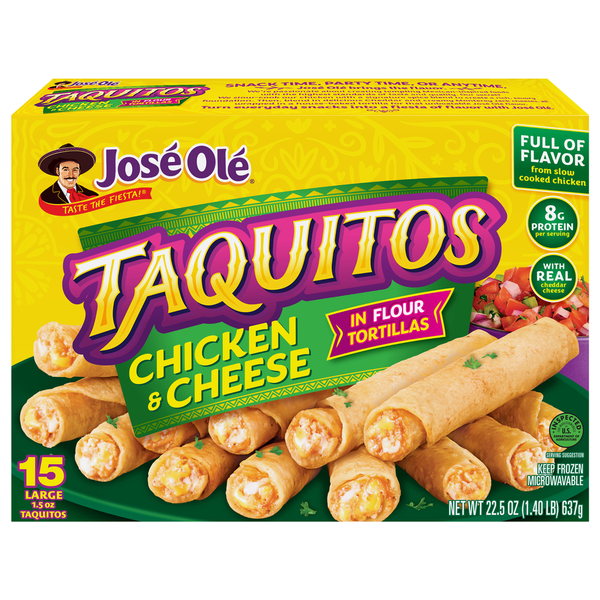 José Olé Chicken & Cheese Taquitos 22.5 Oz