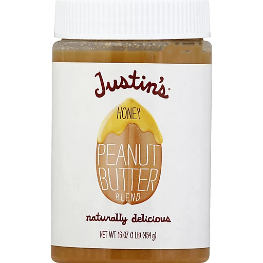 JustinsHoneyPeanutButter16Oz JustinsHoneyPeanutButter16Oz