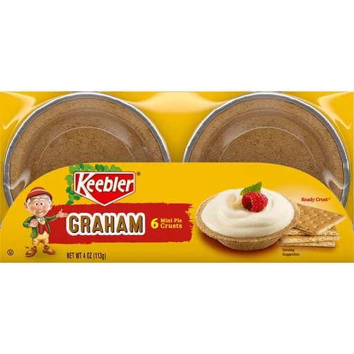 Keebler Graham 6 Mini-Crusts 4 Oz