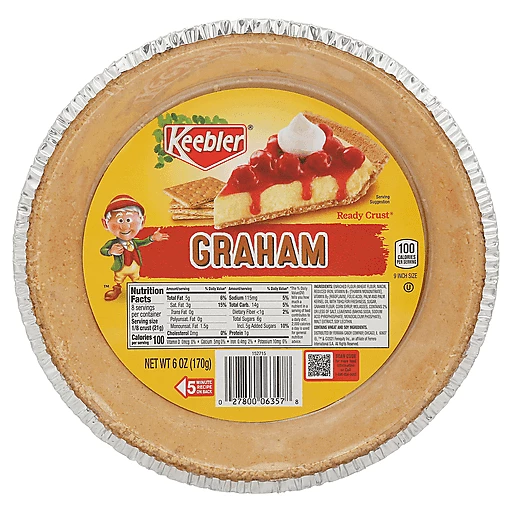 Keebler Graham Cracker Pie Crust 6 Oz