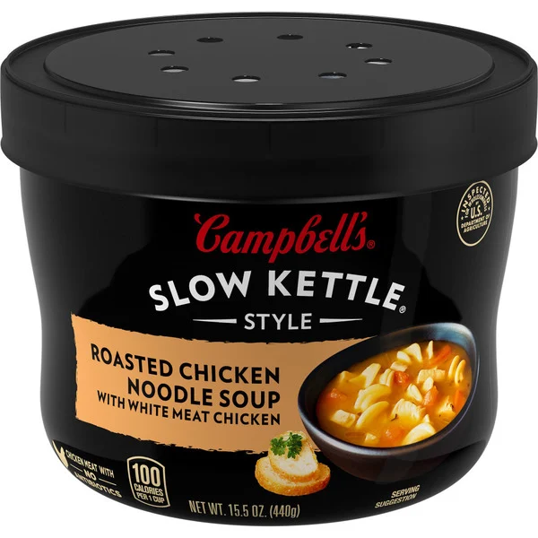 Campbell's Kettle Roasted Chicken Noodle Soup 15.5 Oz