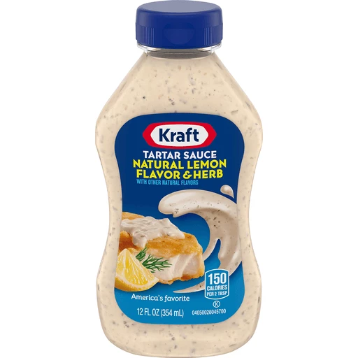 KraftTartarSauceNaturalLemonFlavorHerb12FLOz KraftTartarSauceNaturalLemonFlavorHerb12FLOz