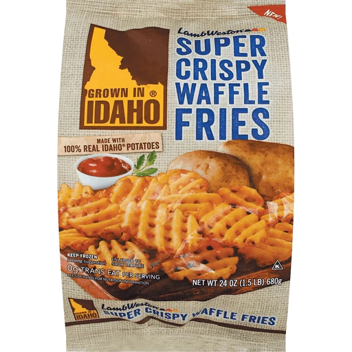 LambWestonSuperCrispyWaffleFries24Oz LambWestonSuperCrispyWaffleFries24Oz