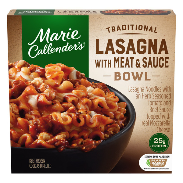 Marie Callender's Lasagna Meat & Sauce Bowl 11.75 Oz Marie Callender's Lasagna Meat & Sauce Bowl 11.75 Oz