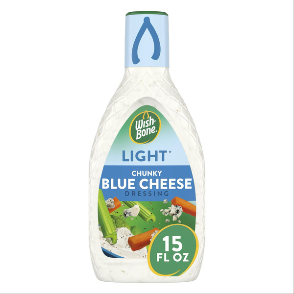 Wishbone Light Chunky Blue Cheese Dressing 15 FL Oz