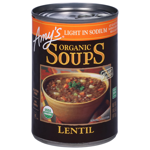 Amy's Light Sodium Lentil 14.5 Oz