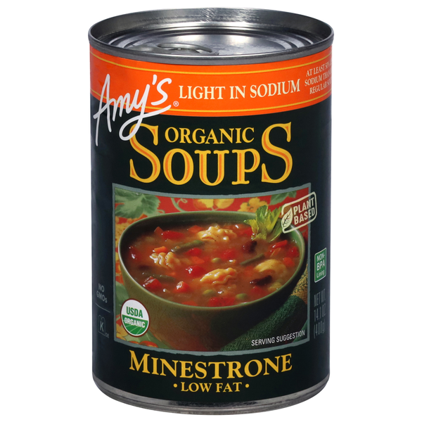 Amy's Light Sodium Minestrone 14.1 Oz