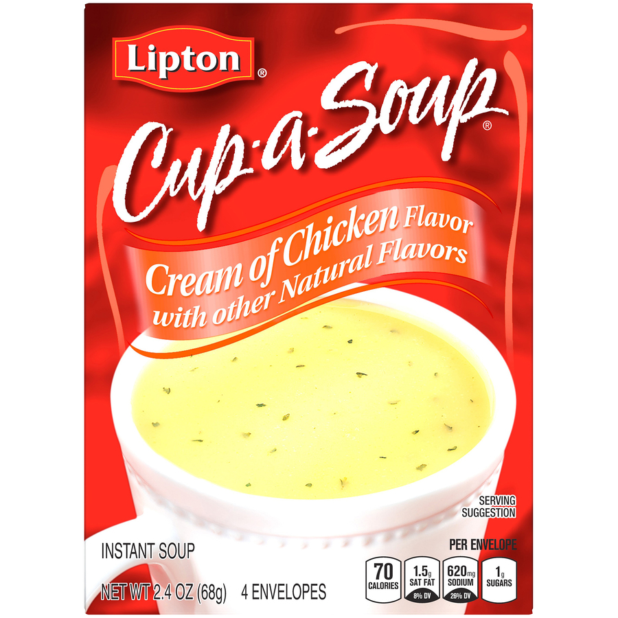 LiptonCupASoupCreamOfChickenFlavorInstantSoup2.4Oz