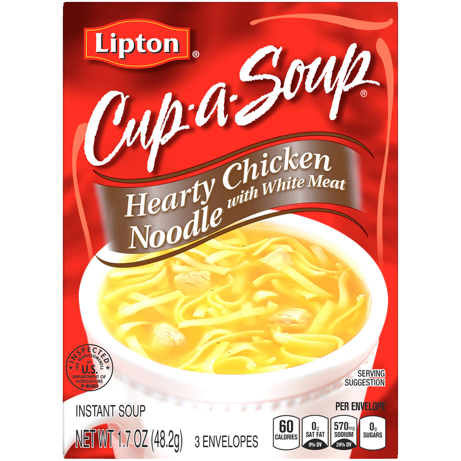 LiptonCupASoupHeartyChickenNoodleWhiteMeat1.7Oz