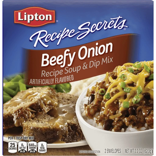 LiptonRecipeSecretsBeefyOnionSoupDipMix2.2Oz