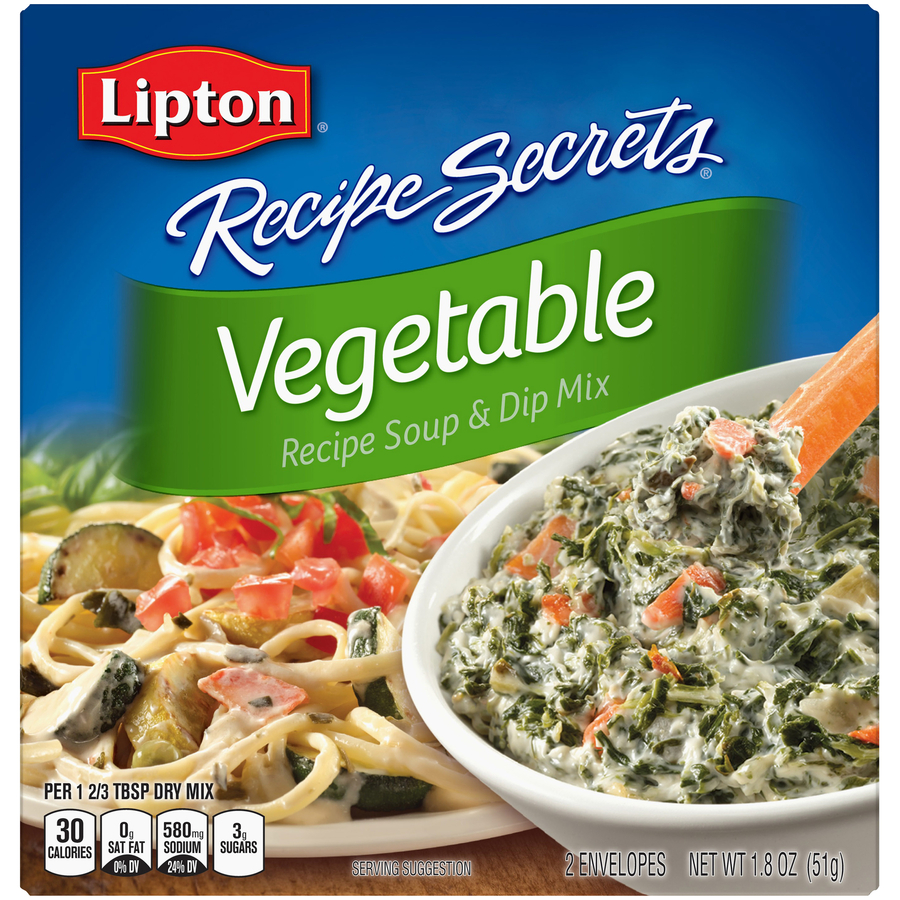 LiptonRecipeSecretsVegetableSoupDipMix1.8Oz