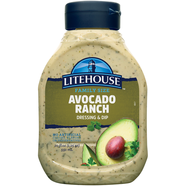 LiteHouse Avocado Ranch Dressing 20 FL Oz