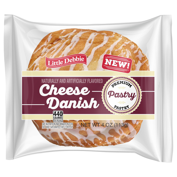 Little Debbie Cheese Danish 4 Oz