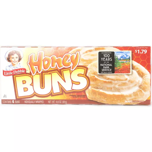 Little Debbie Honey Buns 6 Each 10.6 Oz