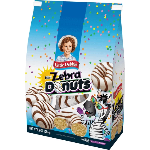 Little Debbie Mini Zebra Donuts 8.9 Oz