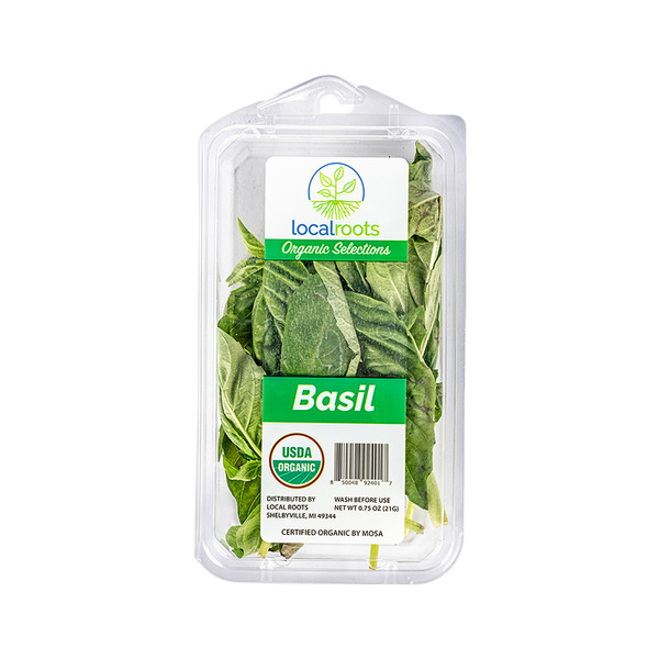Local Roots Organic Fresh Basil 0.75 Oz