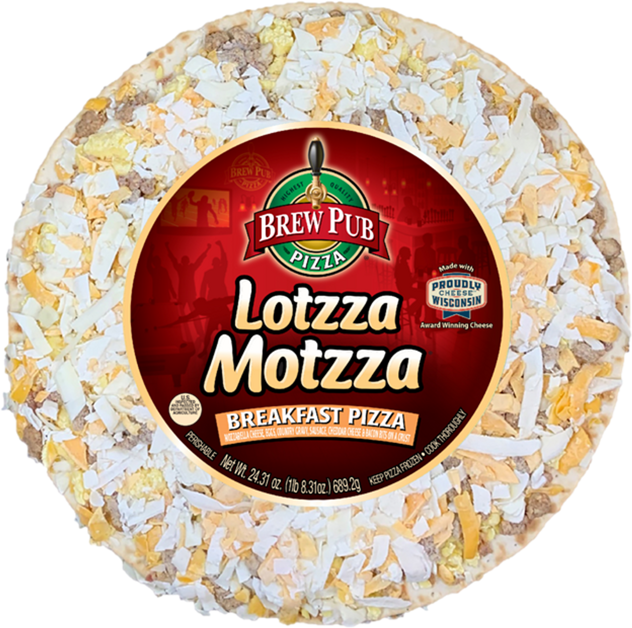 Lotzza Motzza Breakfast Pizza 24.31 Oz Lotzza Motzza Breakfast Pizza 24.31 Oz