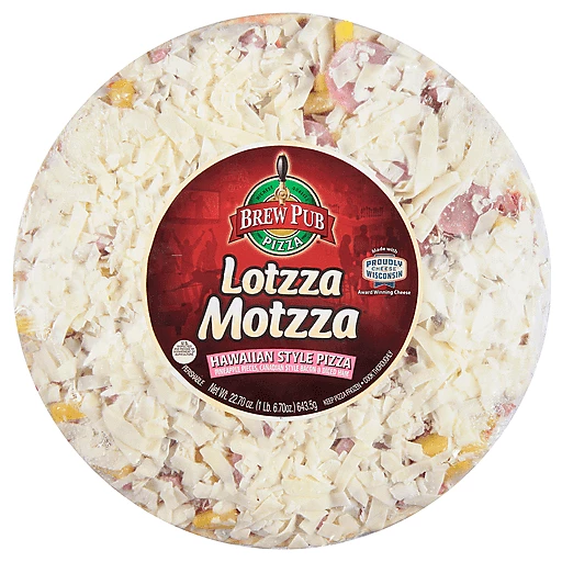 Lotzza Motzza Hawaiian Style Pizza 22.70 Oz Lotzza Motzza Hawaiian Style Pizza 22.70 Oz