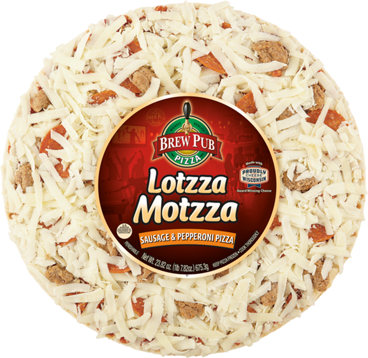 Lotzza Motzza Sausage Pepperoni 23.82 Oz Lotzza Motzza Sausage Pepperoni 23.82 Oz