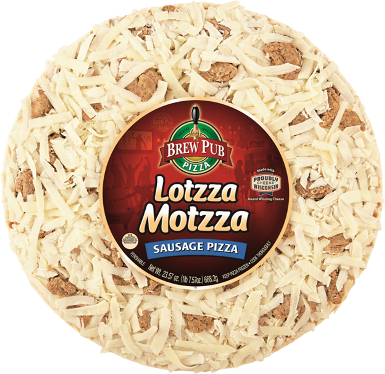 Lotzza Motzza Sausage Pizza 1 LB 7.57 Oz Lotzza Motzza Sausage Pizza 1 LB 7.57 Oz
