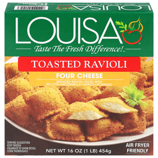 Louisa Four Cheese Toasted Ravioli 16 Oz