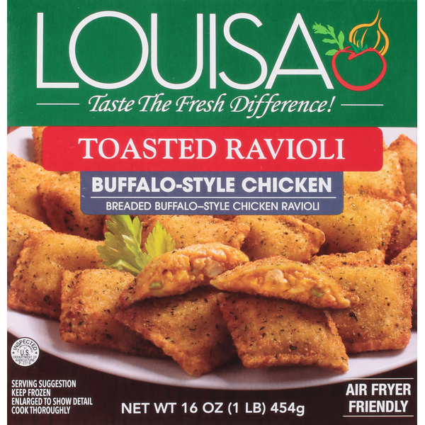 Louisa Toasted Buffalo Chicken Ravioli 16 Oz