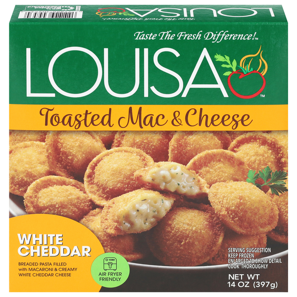 Louisa Toasted White Cheddar Mac 14 Oz