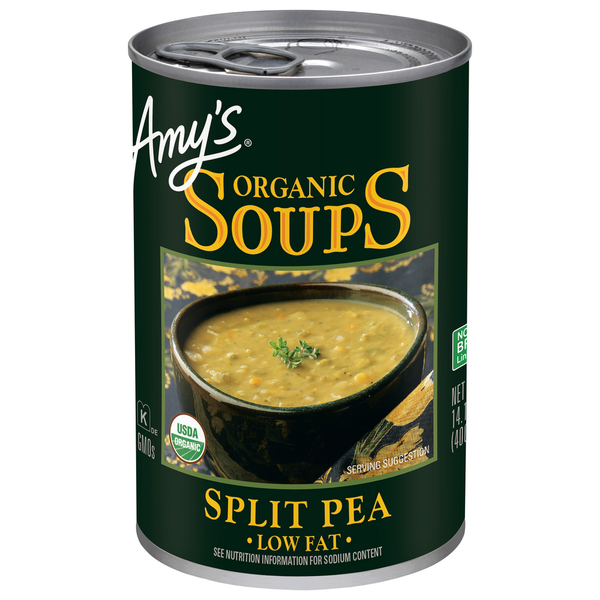 Amy's Low-Fat Split Pea 14.1 Oz