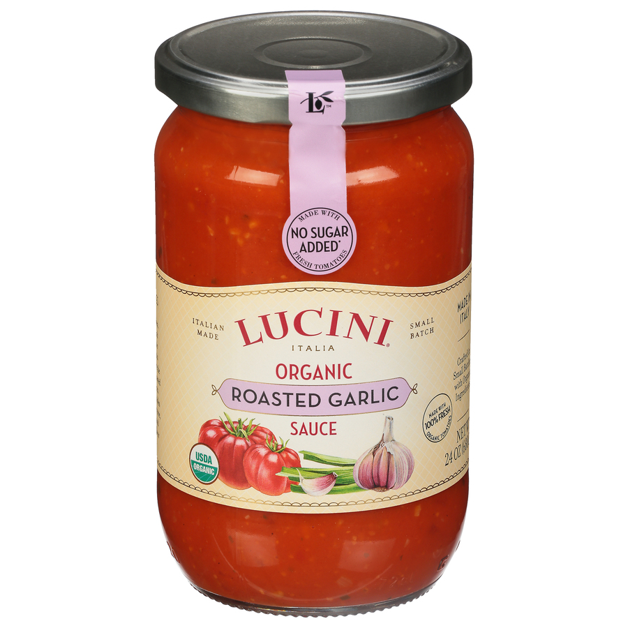 LuciniItaliaOrganicRoastedGarlicSauce24Oz