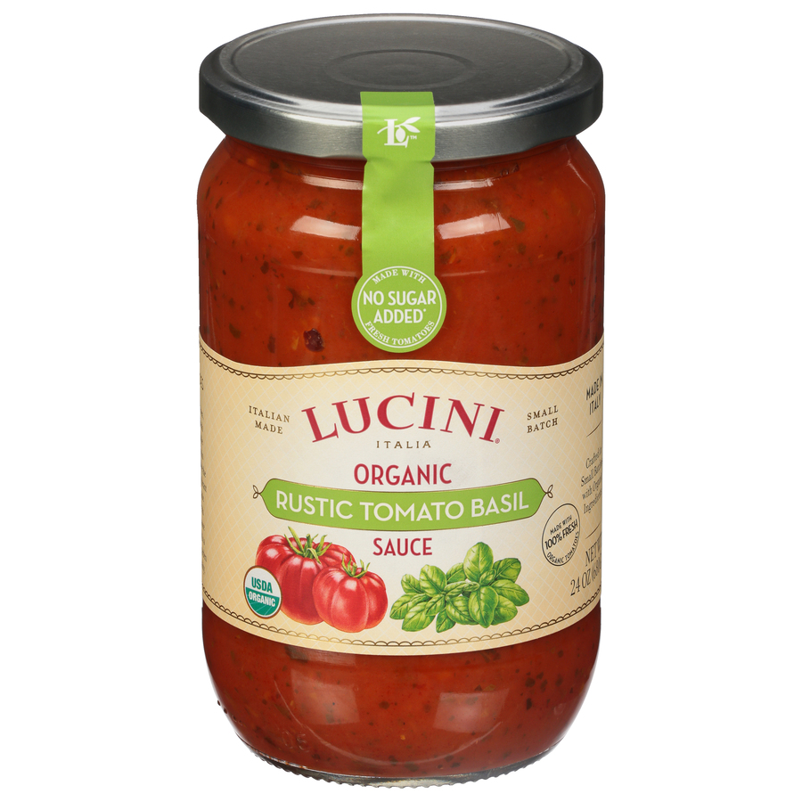 LuciniOrganicRusticTomatoBasilSauce24Oz