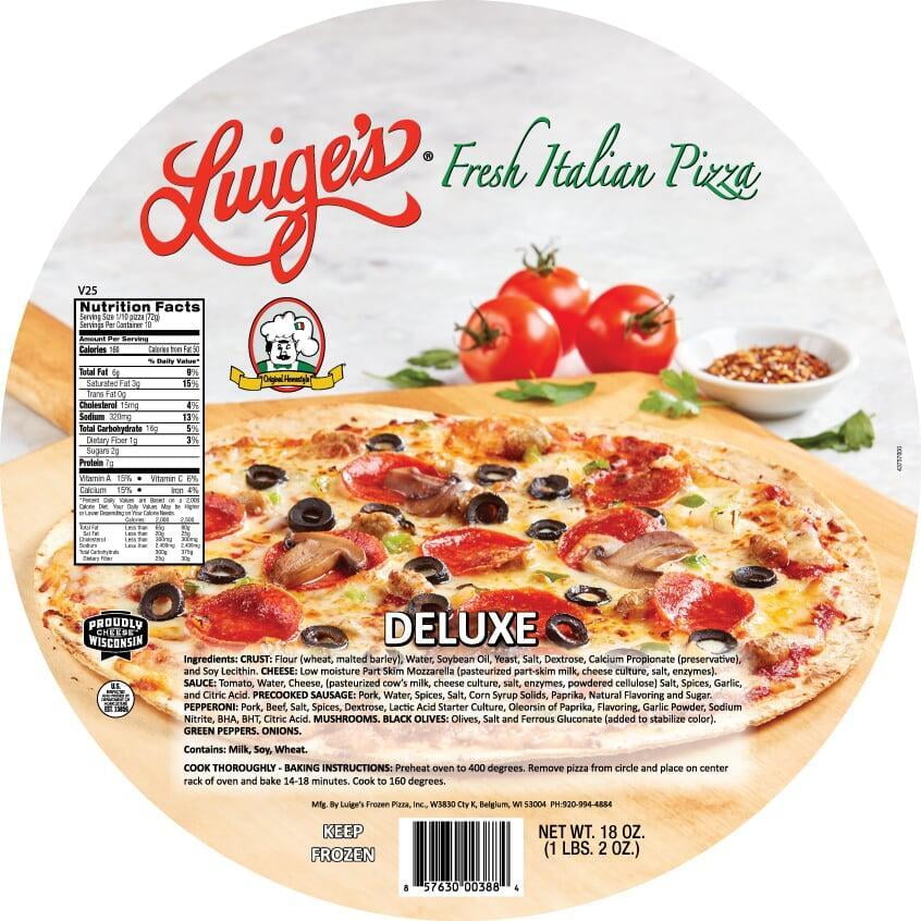 Luige's Fresh Italian Deluxe Pizza 18 Oz Luige's Fresh Italian Deluxe Pizza 18 Oz