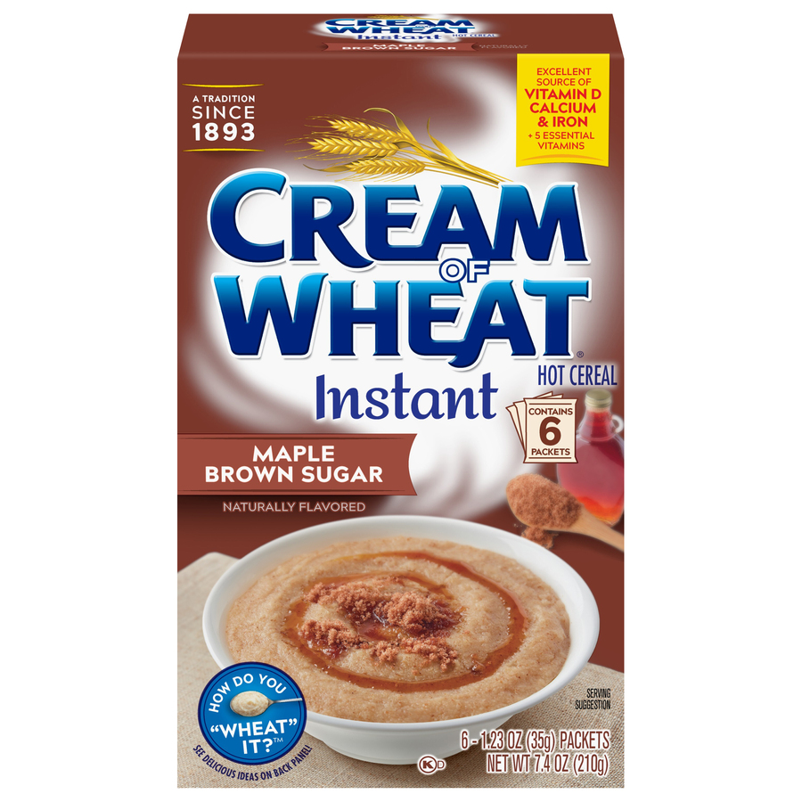 Maple Brown Sugar Instant Hot Cereal 6 Pack 7.4 Oz Maple Brown Sugar Instant Hot Cereal 6 Pack 7.4 Oz