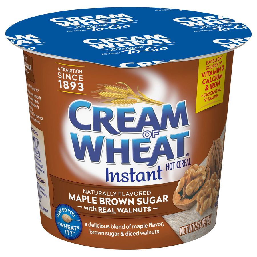 Maple Brown Sugar Walnuts Instant Hot Cereal 2.29 Oz Maple Brown Sugar Walnuts Instant Hot Cereal 2.29 Oz