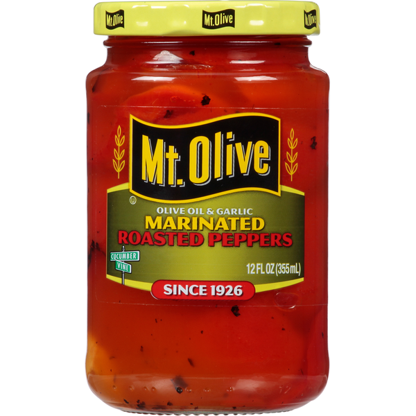 Mt. Olive Marinated Roasted Peppers 12 FL Oz