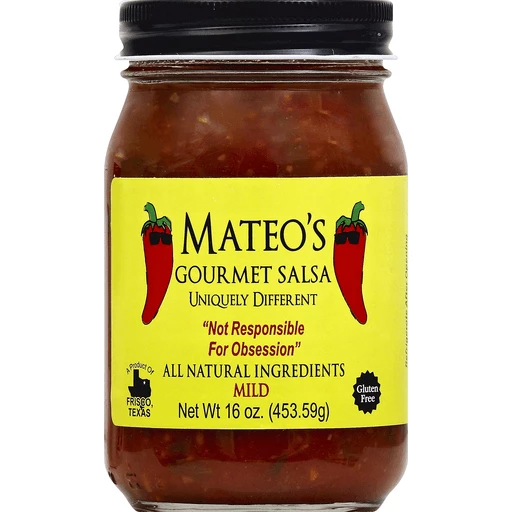 Mateo's Gourmet Mild Salsa 16 Oz