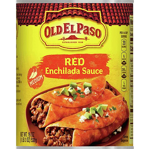 Medium Red Enchilada Sauce 19 Oz Medium Red Enchilada Sauce 19 Oz