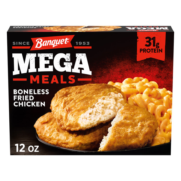 Banquet Mega Meats Boneless Fried Chicken 12 Oz