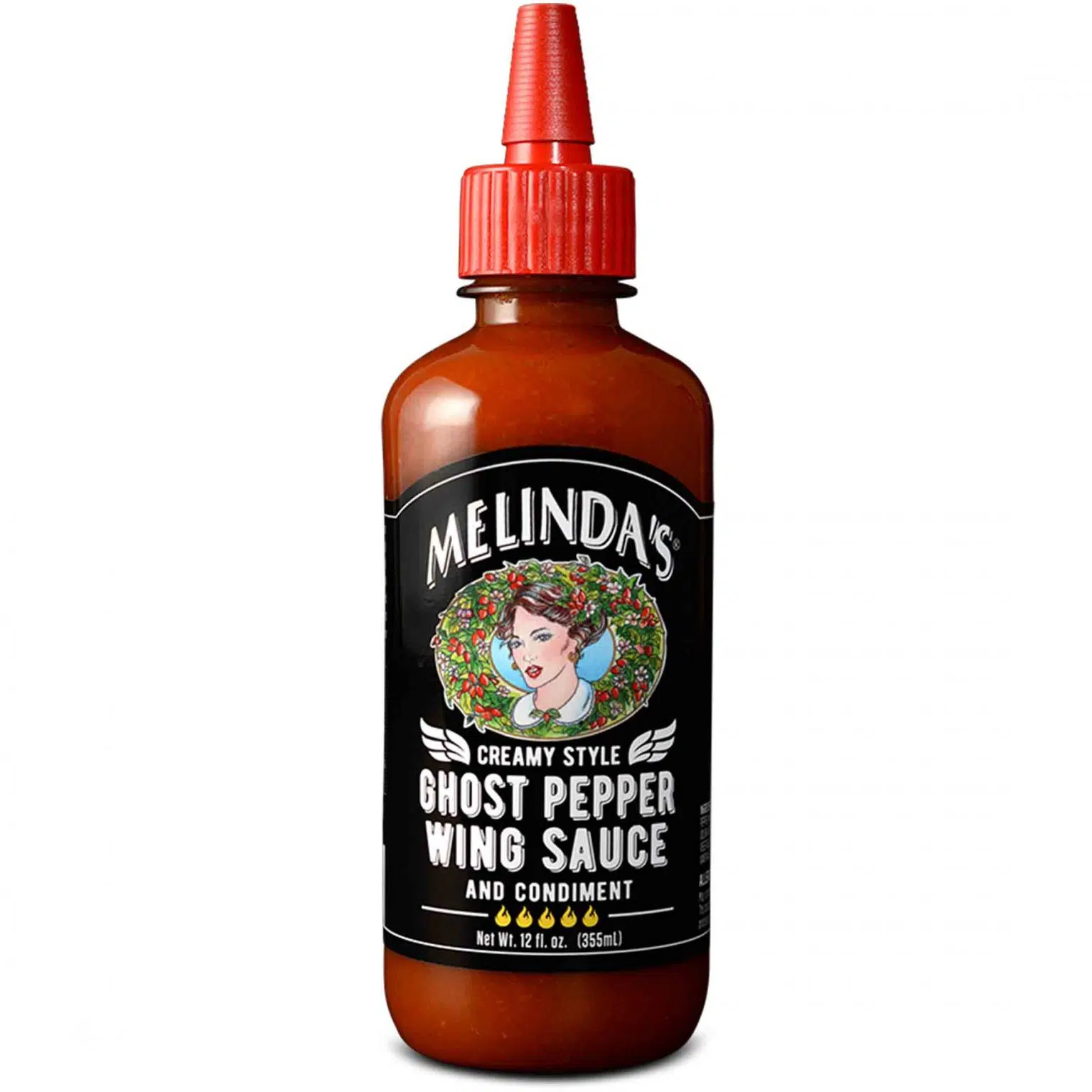 MelindasCreamyStyleGhostPepperWingSauce12FLOz MelindasCreamyStyleGhostPepperWingSauce12FLOz