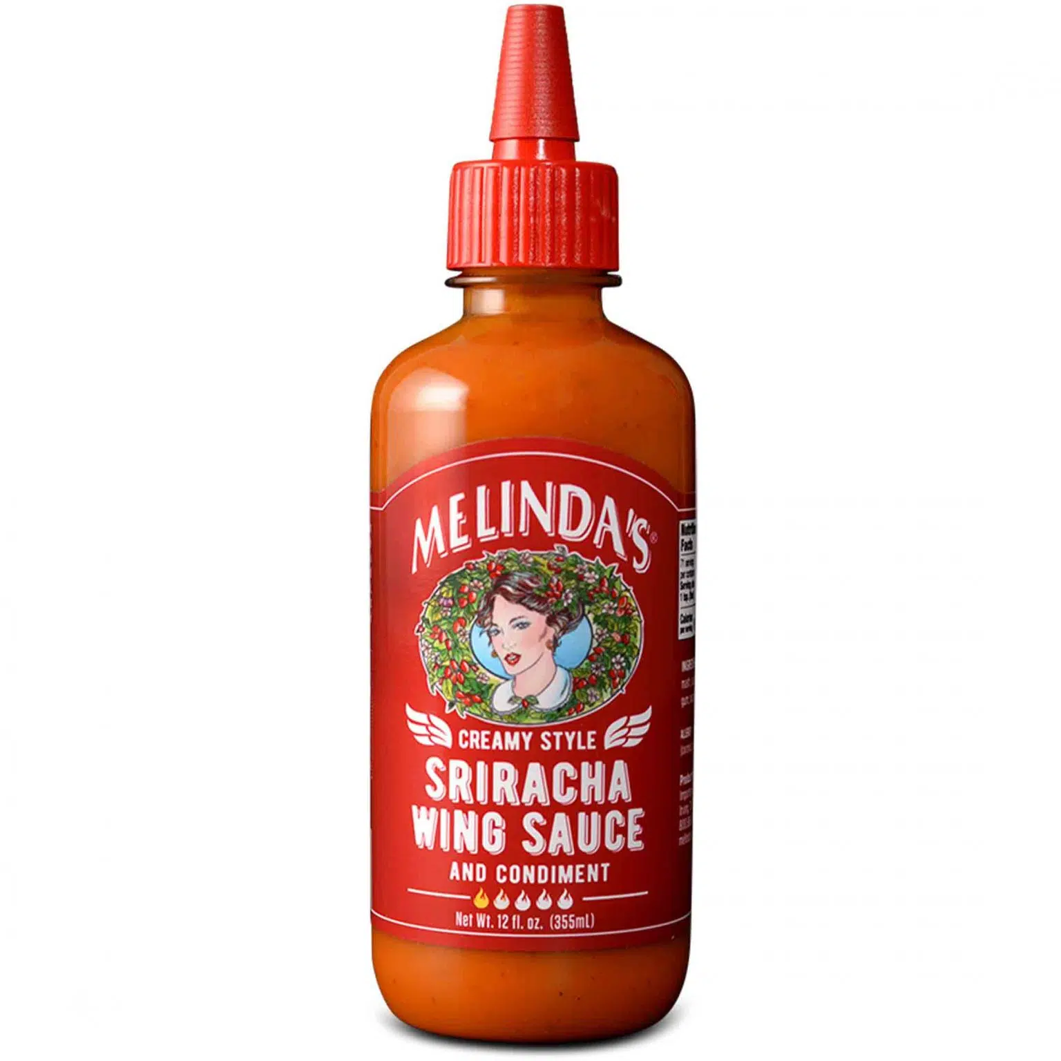 MelindasCreamyStyleSrirachaWingSauceCondiment12FLOz MelindasCreamyStyleSrirachaWingSauceCondiment12FLOz
