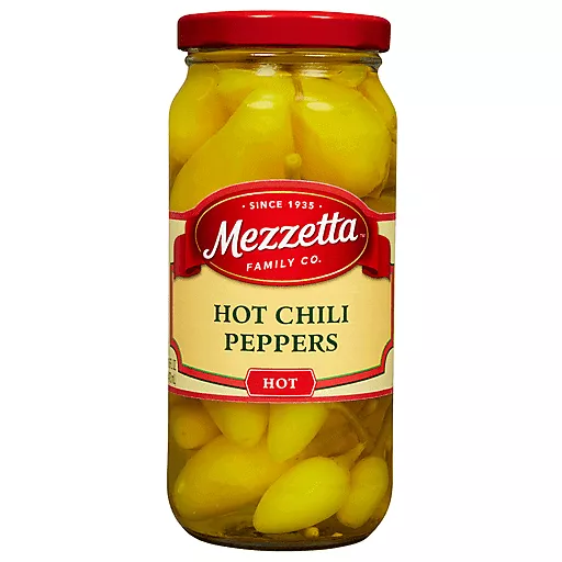 Mezzetta Hot Chili Peppers 16 FL Oz