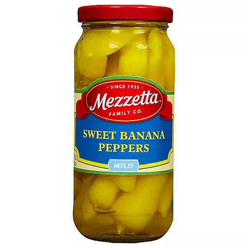 Mezzetta Mild Sweet Banana Peppers 16 FL Oz