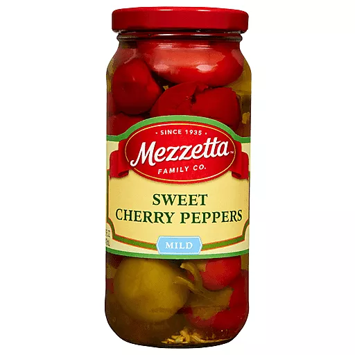 Mezzetta Mild Sweet Cherry Peppers 16 FL Oz